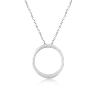 שרשרת מט עם תליון עגול